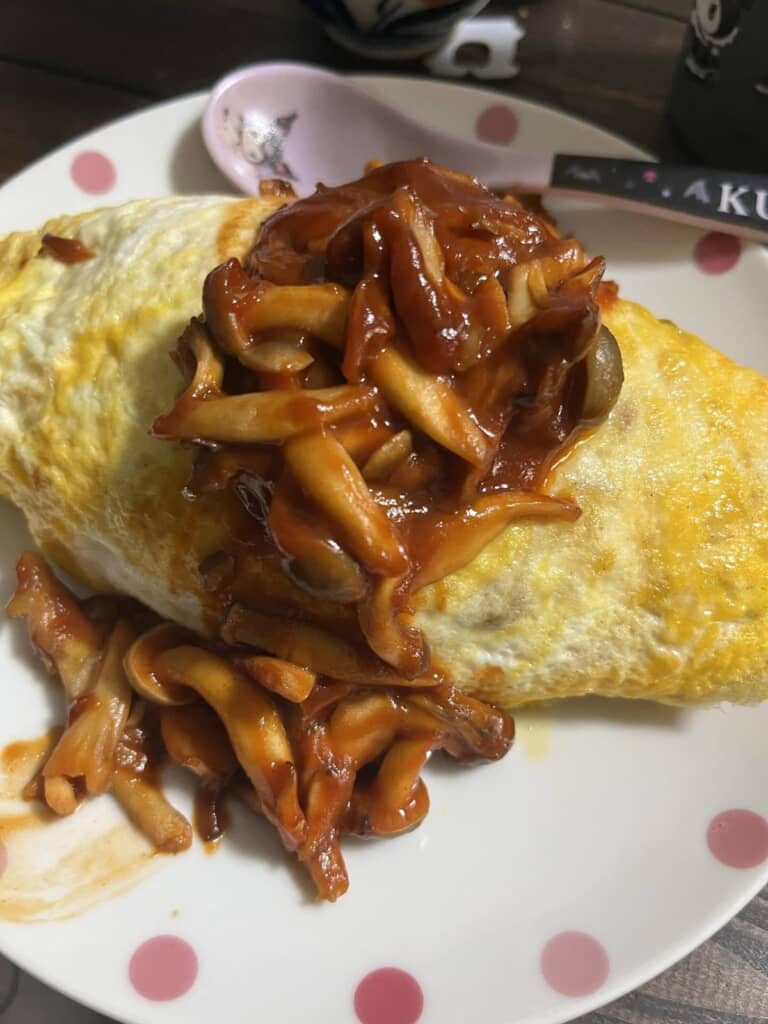 キノコソースまで！