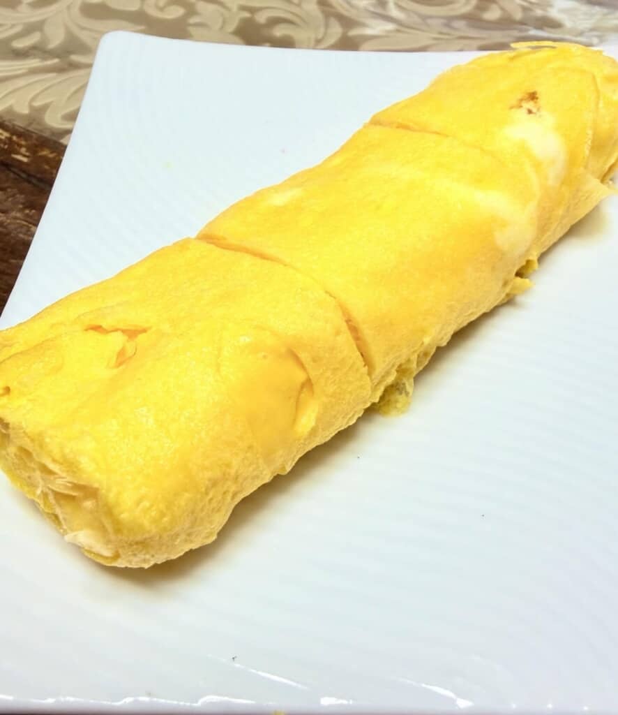 小5の息子が作った卵焼き