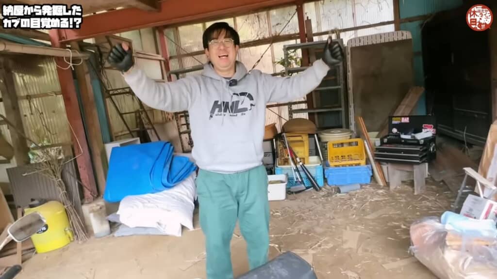 カブ復活を喜ぶ親子