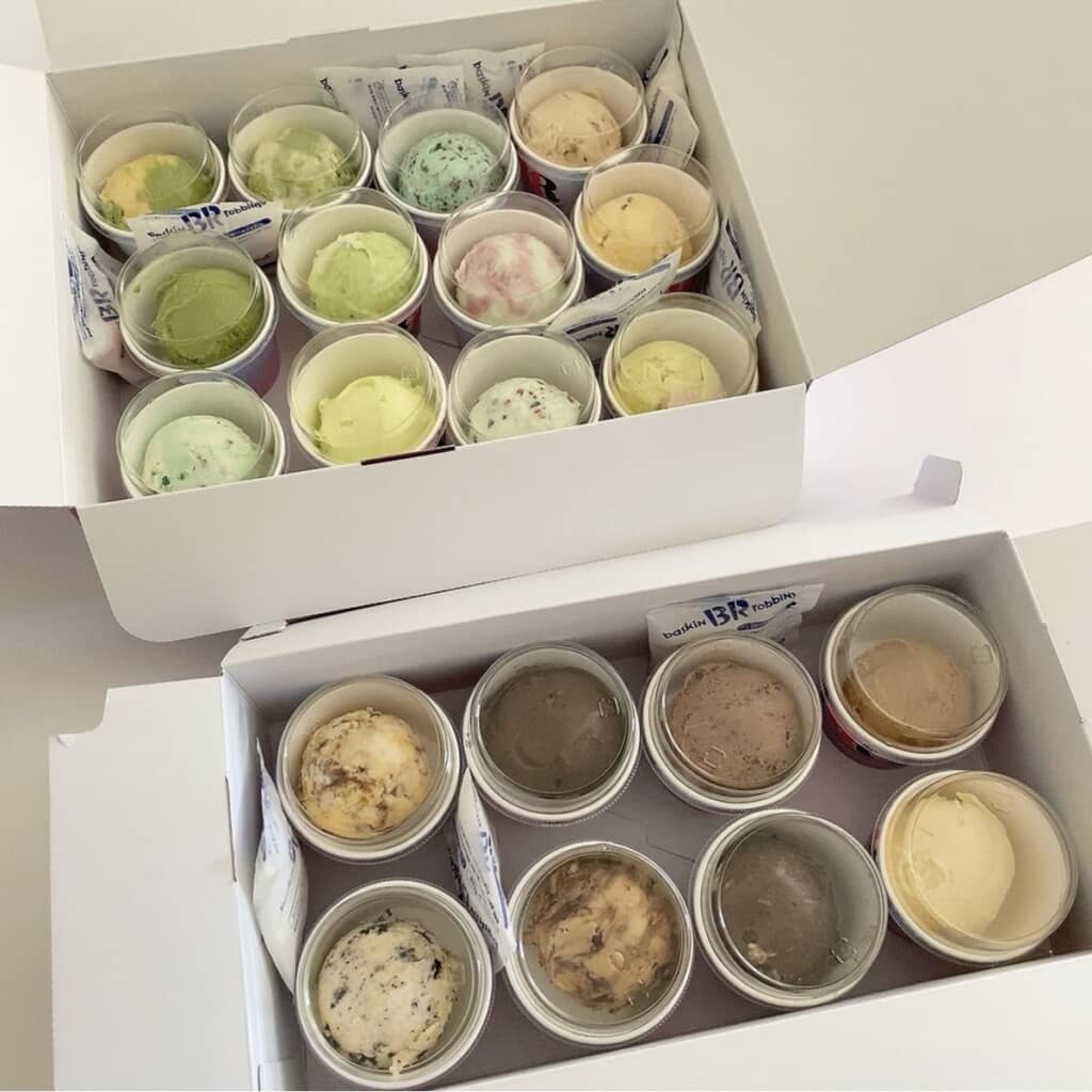 箱買いしたサーティワン