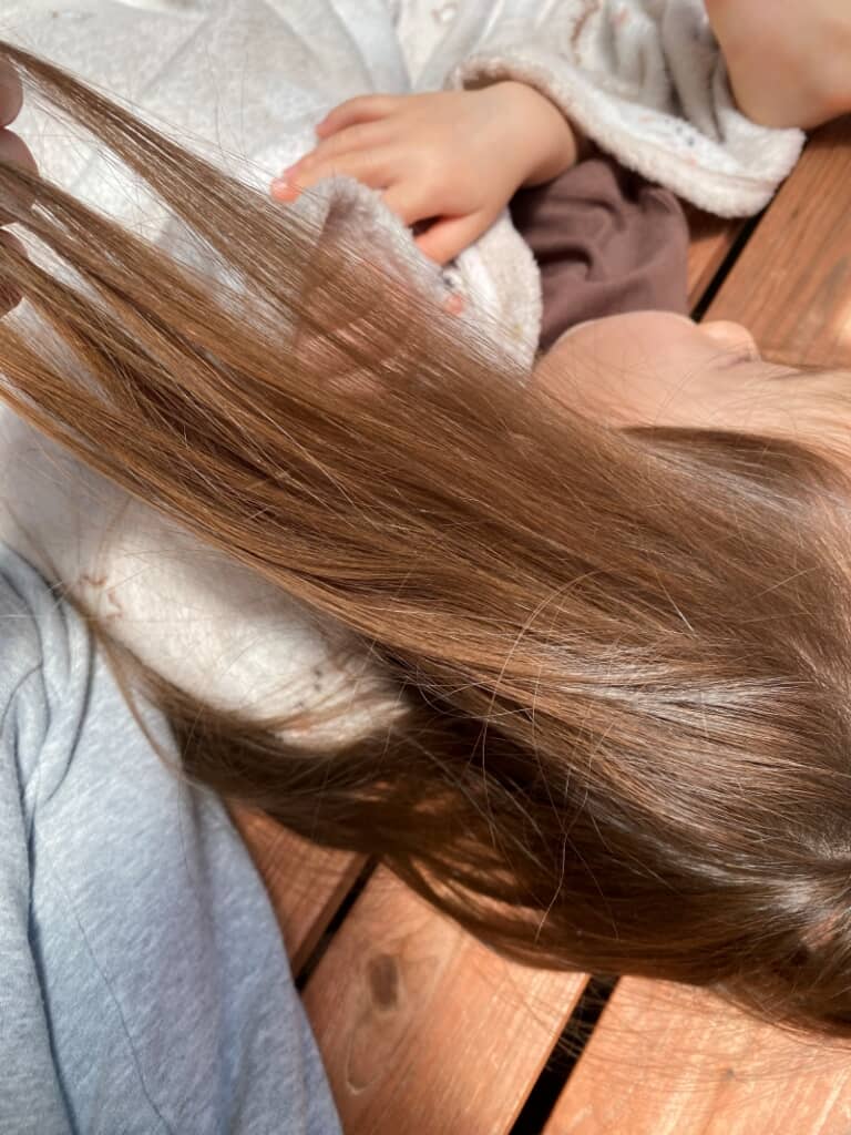 本当にきれいな髪ですね