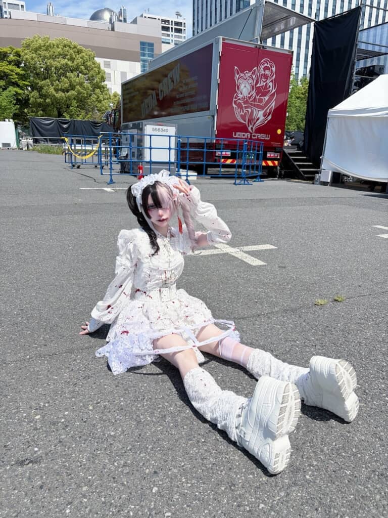 赤の模様はもともとのデザインとのこと