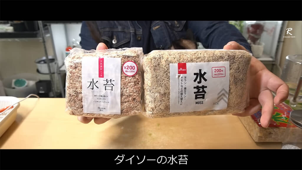 ニュージーランド産の高品質なミズゴケも復活可能とのこと