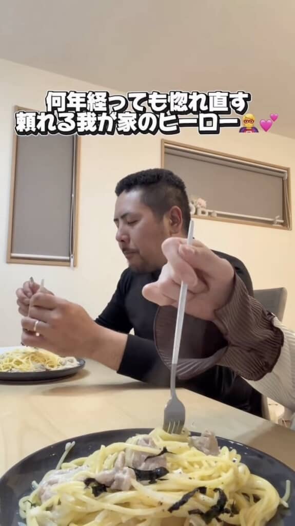 あらためてパパに惚れ直したと語るmisaさん
