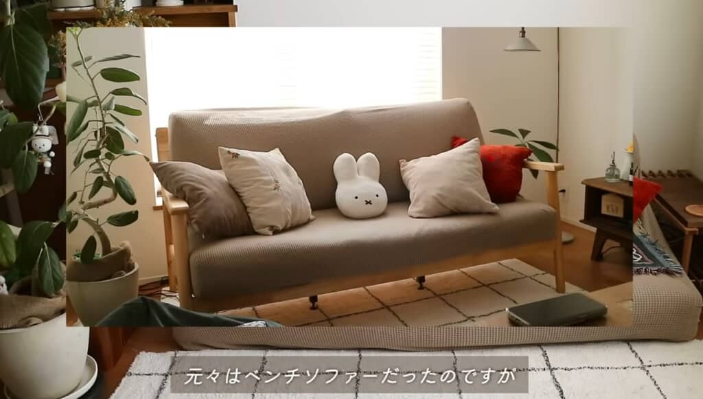 元々はベンチソファーだった