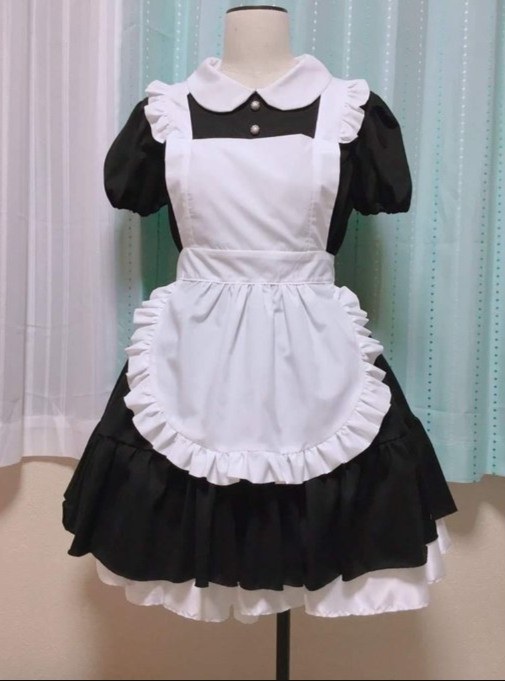 かわいいメイド服を制作