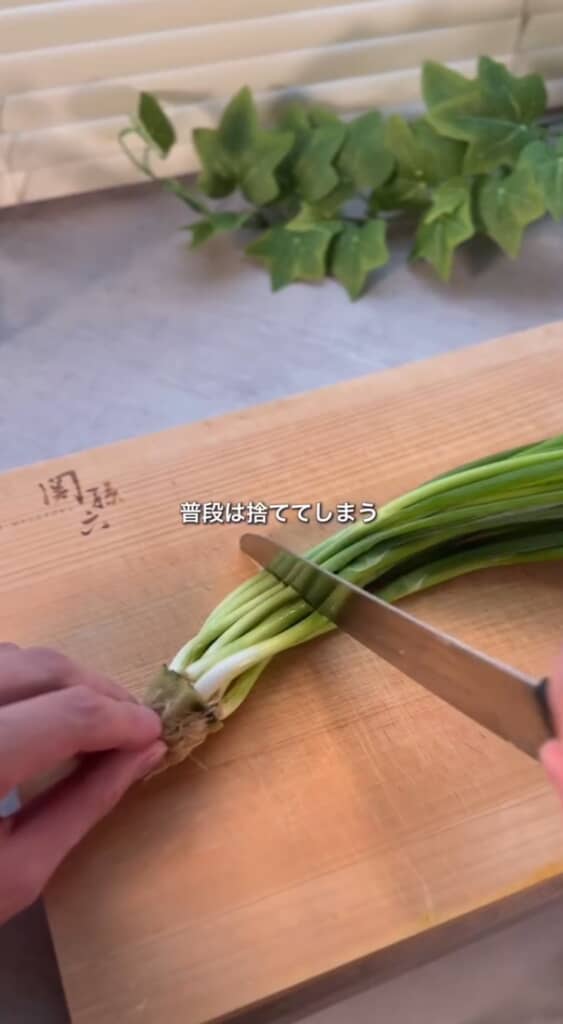 ネギの根元を使ったアイデアとは……？