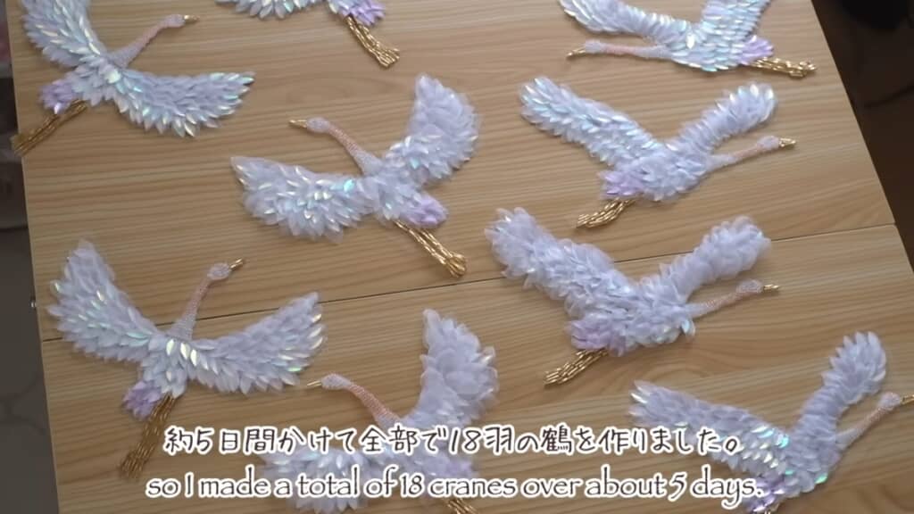 美しい鶴にうっとり