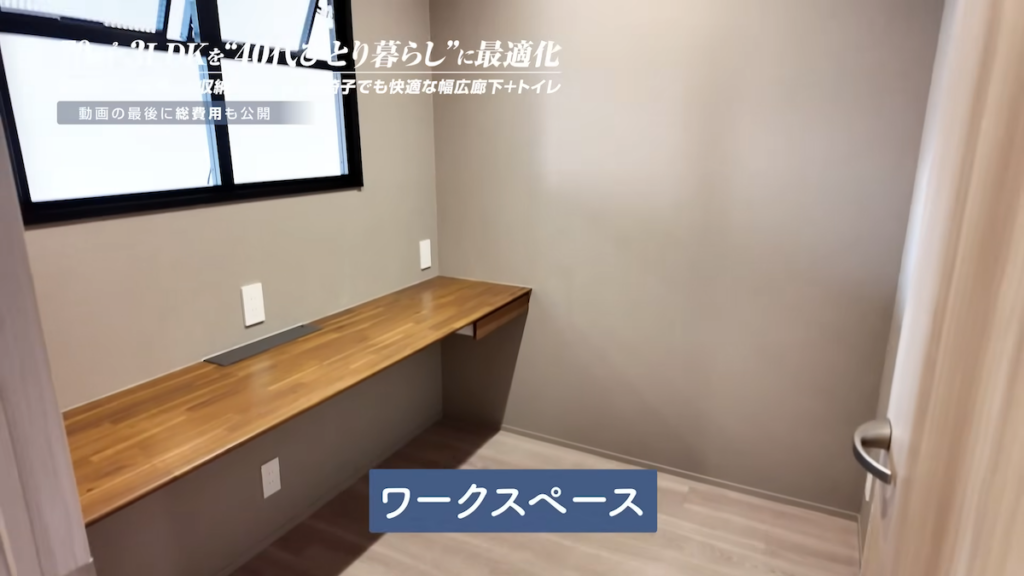 約2.5畳のワークスペース