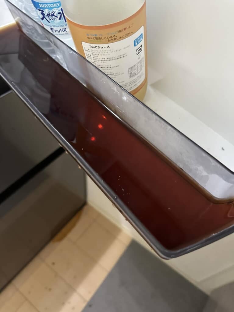 開けたらびっくりの状態です