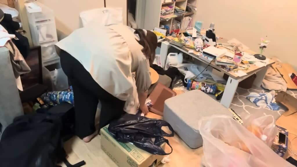 片付けられない主婦が汚部屋を整えます