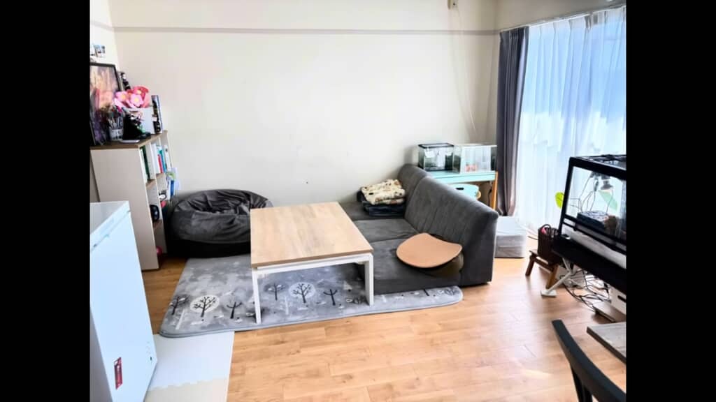 ゆったりくつろげる部屋に大変身!