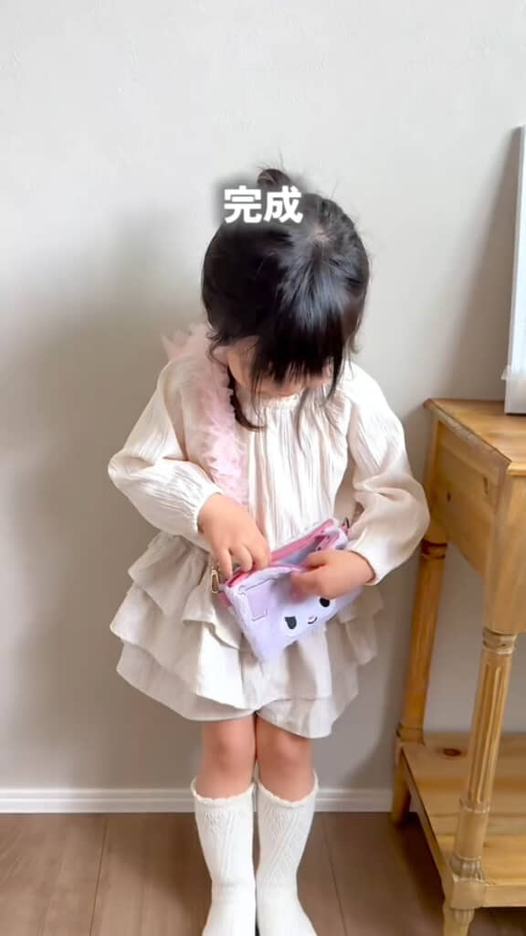 かわいすぎるポシェットが完成！