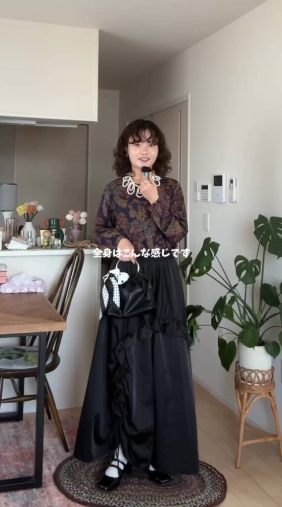 オケージョンスタイルのコーデに