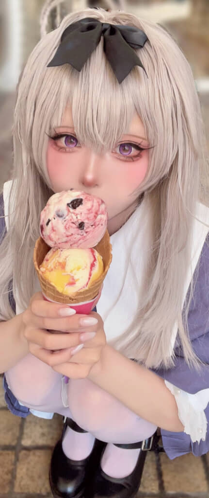 アイスが大好きな森亜るるか