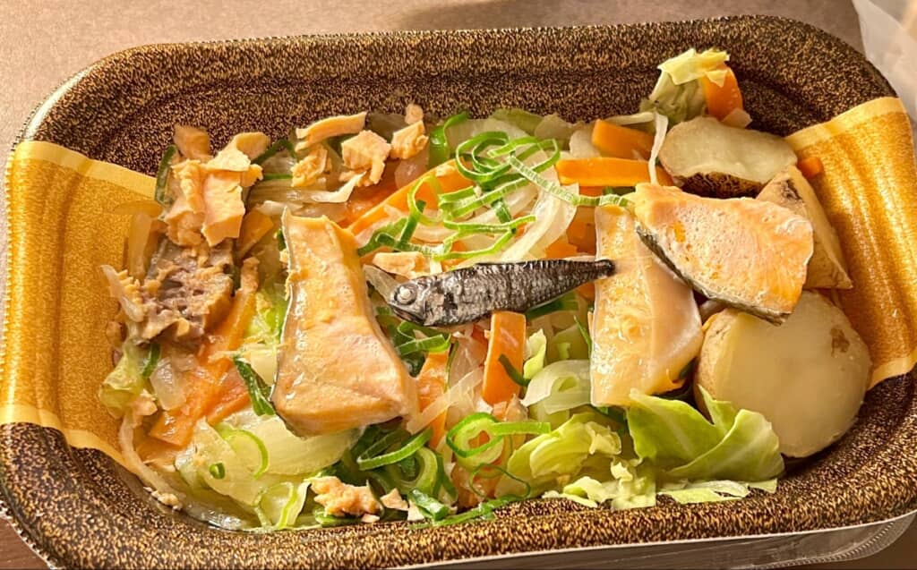 しっかりと煮込んだ小魚（調理後）