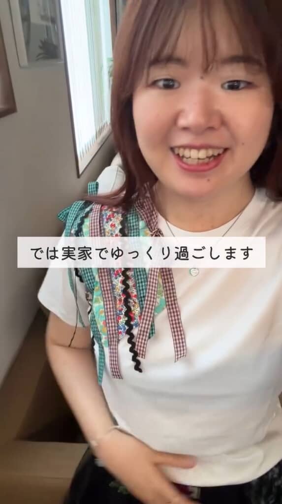 (4/4)娘の帰省に合わせてアレンジTシャツを準備してくれる母……仲良し母娘なんですね
