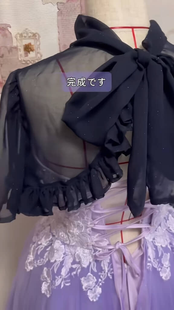ネイビーのボレロを追加