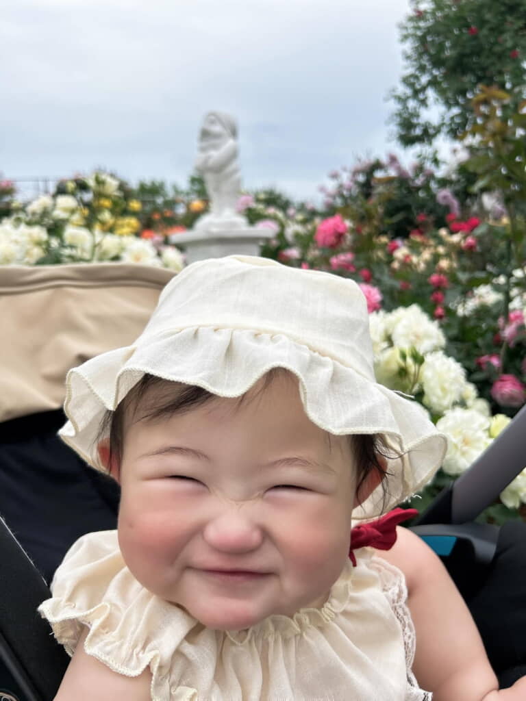 最高の笑顔! 楽しそう!