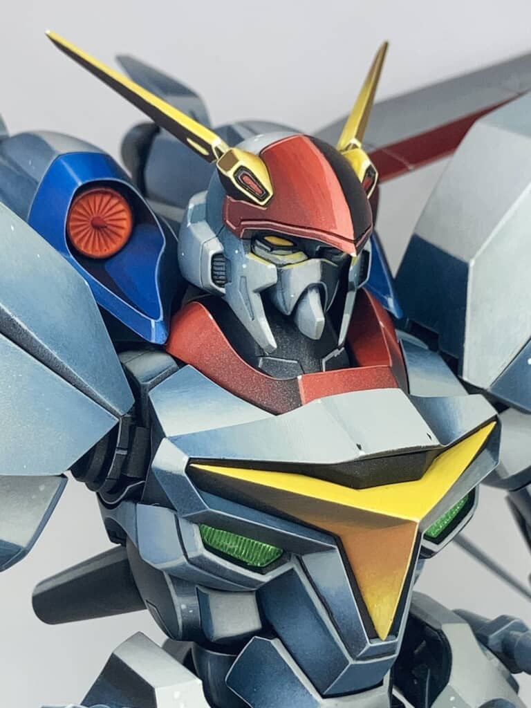 筆塗りドラグナー1の顔アップ