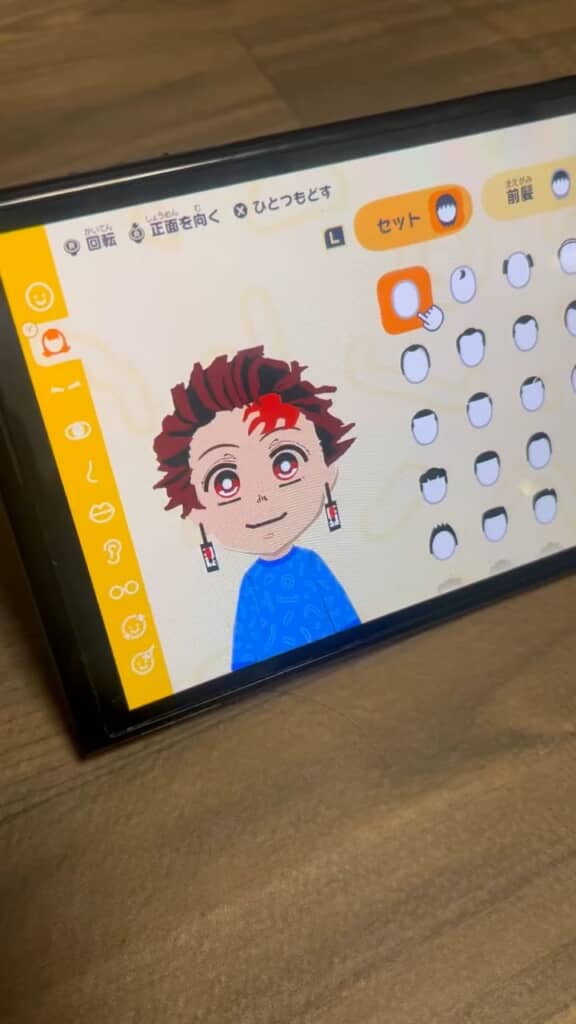 娘さんが丁寧に描いた炭治郎