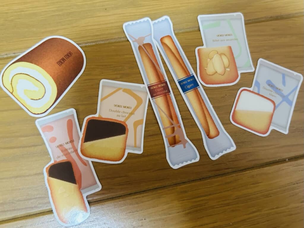ヨックモック商品のシール