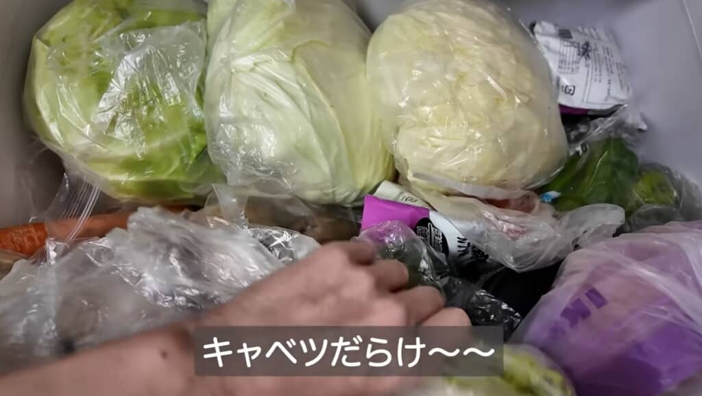 冷蔵庫を整理していると同じものが複数出てきました