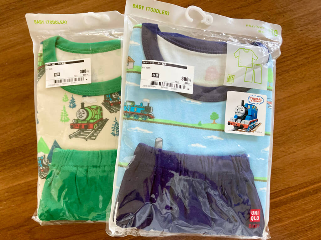 子供たちの夏用パジャマ
