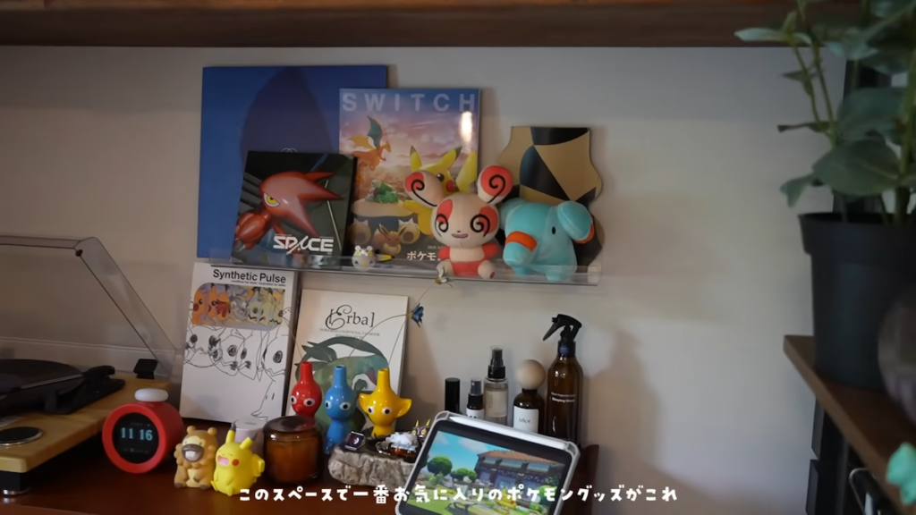 「ポケモンドールズ」シリーズのぬいぐるみは、目立つ位置にディスプレイ