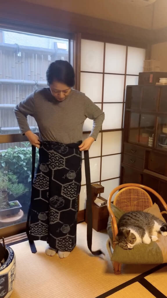 着付けがラクチンで締め付けもありません