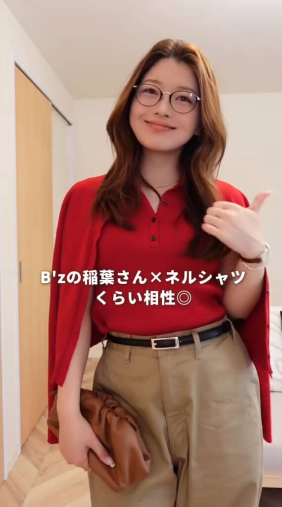 「B'z稲葉さん×ネルシャツくらい相性◎」