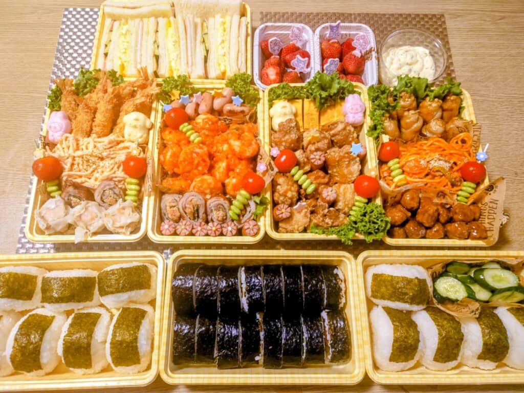 歓声が聞こえてきそうなお弁当