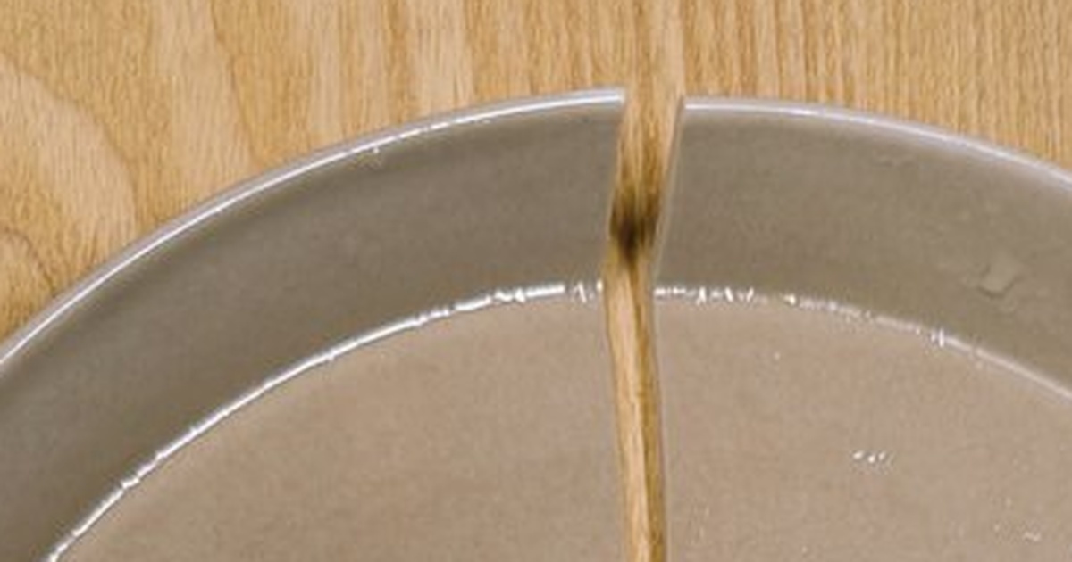 帰宅したらなぜか割れていた皿→上から見たら…… “予想外の状態”が20万