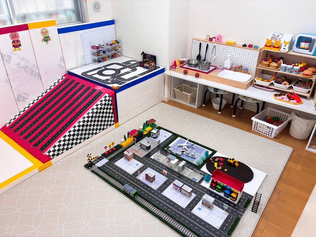 何時間でもいられそうなおもちゃ部屋