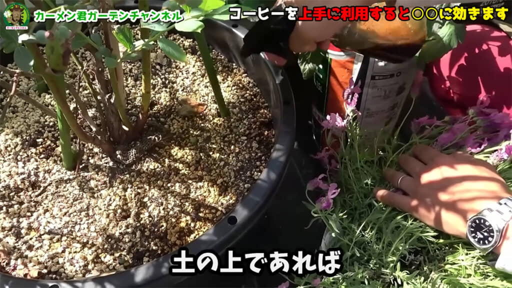 土の上で使うとかなり害が抑えられそうです