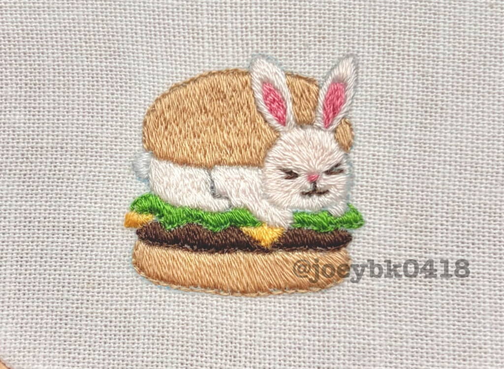 うさぎバーガー(鑑賞用)がたまらない