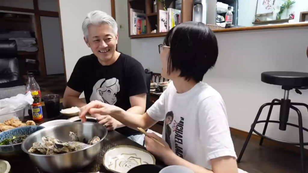4人での“最後”の晩ごはんの時間も笑顔であふれていました