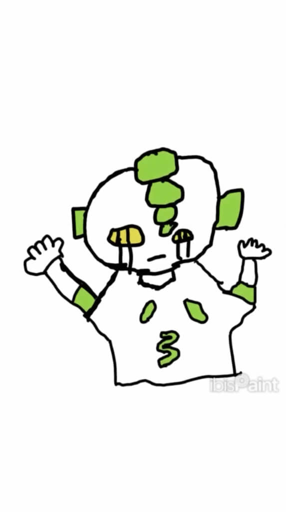 ペイントアプリで描いた「エコーズACT3」