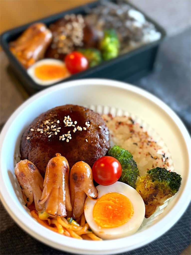 息子さんのために作った修学旅行の日のお弁当