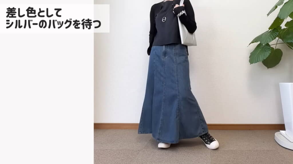 こちらもシルバーバッグをプラス