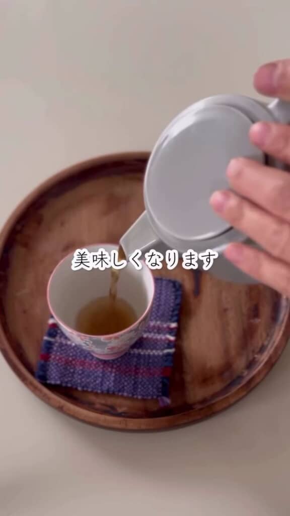 ドクダミで作った茶