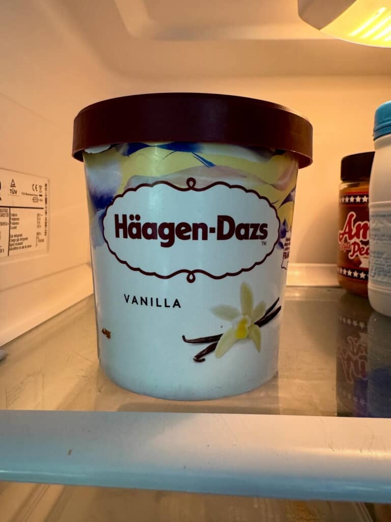なぜか冷蔵庫にあったハーゲンダッツ