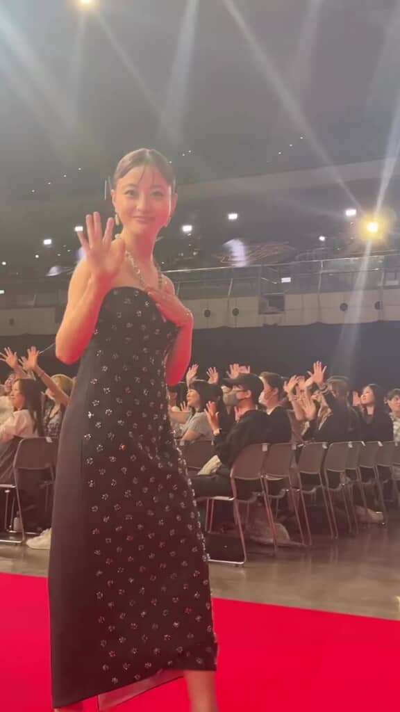 映画「キングダム 魂の決戦」のワールドプレミアに出席した橋本環奈さん(画像引用:橋本環奈マネージャー 公式Instagram)
