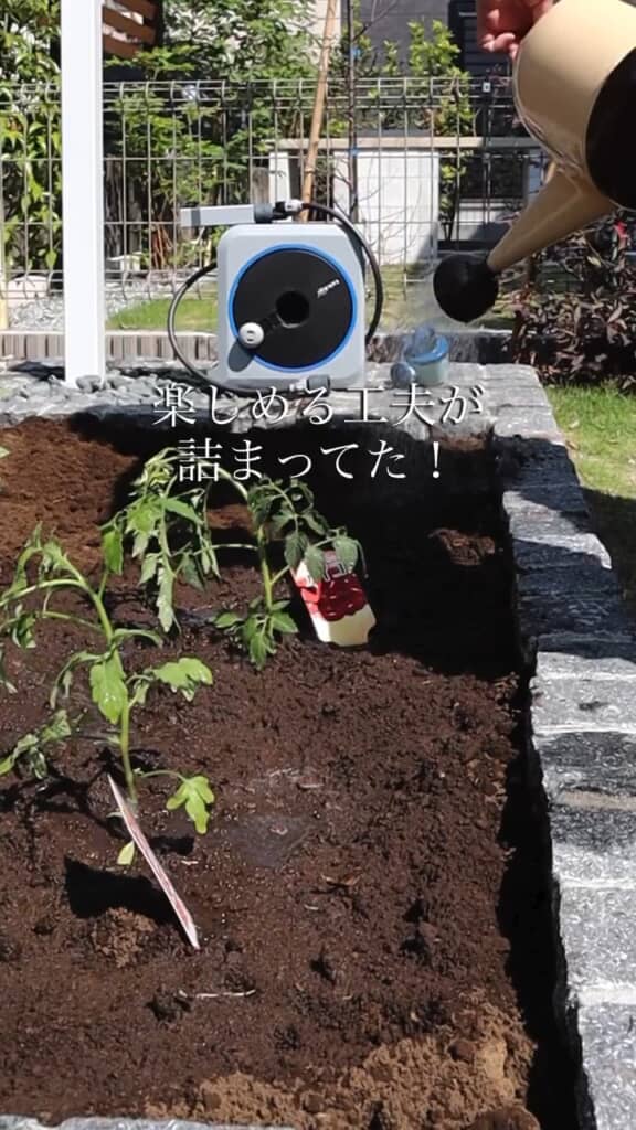 庭で楽しく過ごせる工夫がいっぱい
