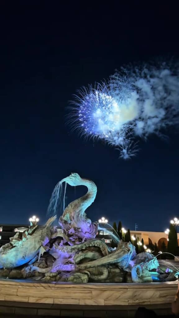 天候に恵まれ花火も