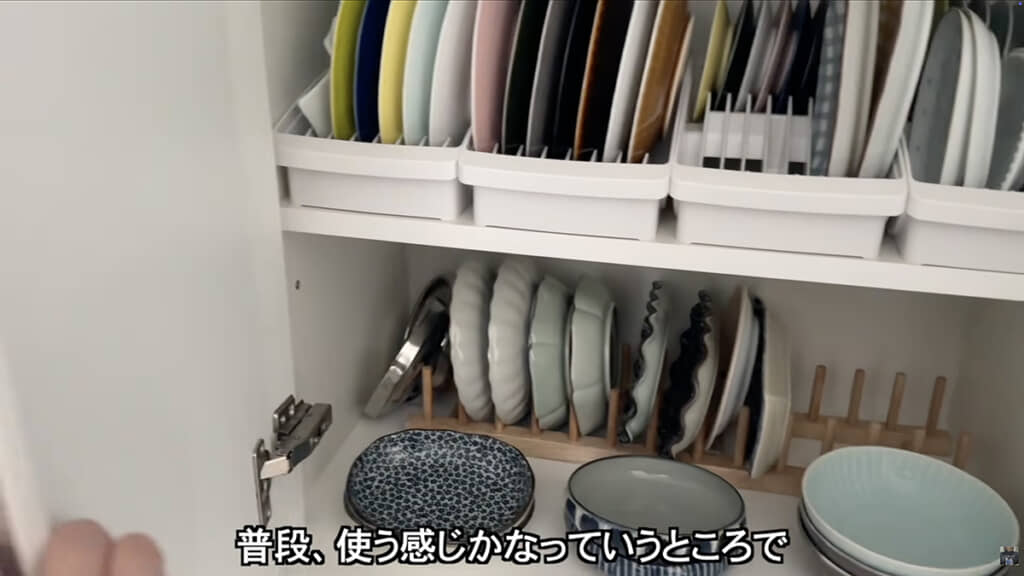 大量の食器もきれいに収まります