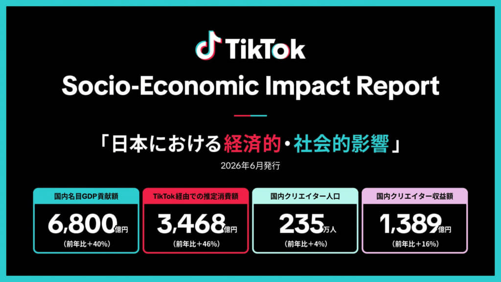 「TikTok Socio-Economic Impact Report~日本における経済的・社会的影響~」の発表会