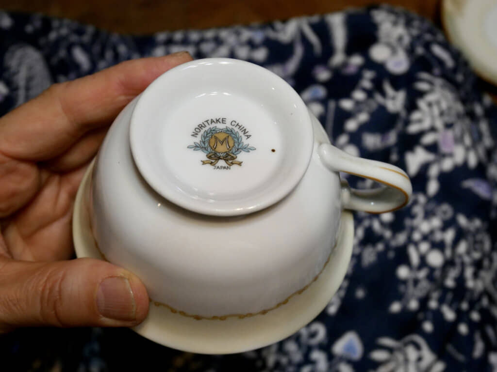裏には「NORITAKE CHINA」の文字