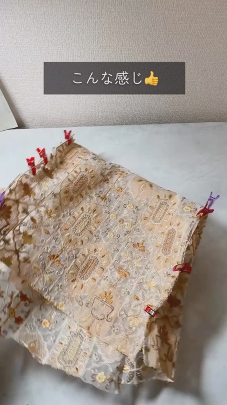 バッグの形になってきました!