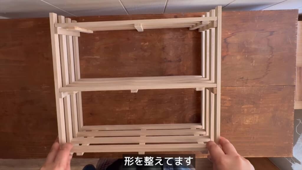 キャンドゥの桐すのこで作るオシャレなラック